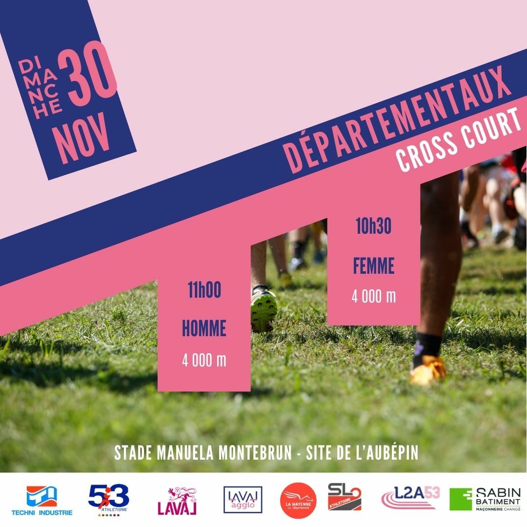 Départementaux de cross court