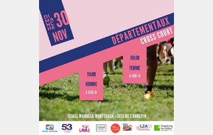 Départementaux de cross court